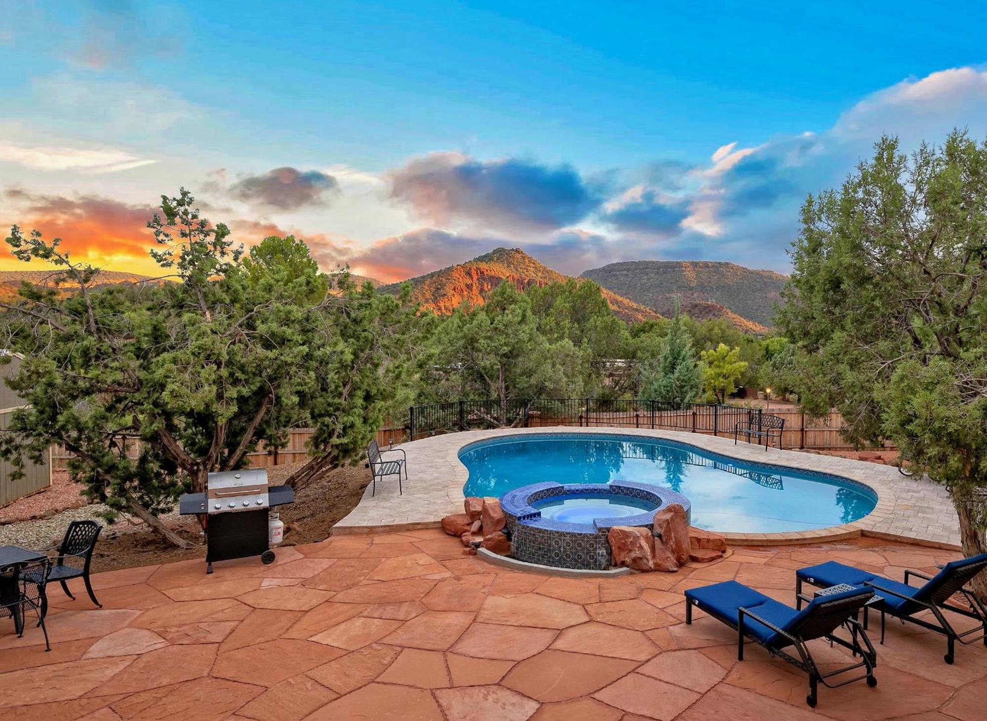 Sedona'S Paradise Found, Saltwater Pool And Hot Tub, Private Oasis! Esterno foto