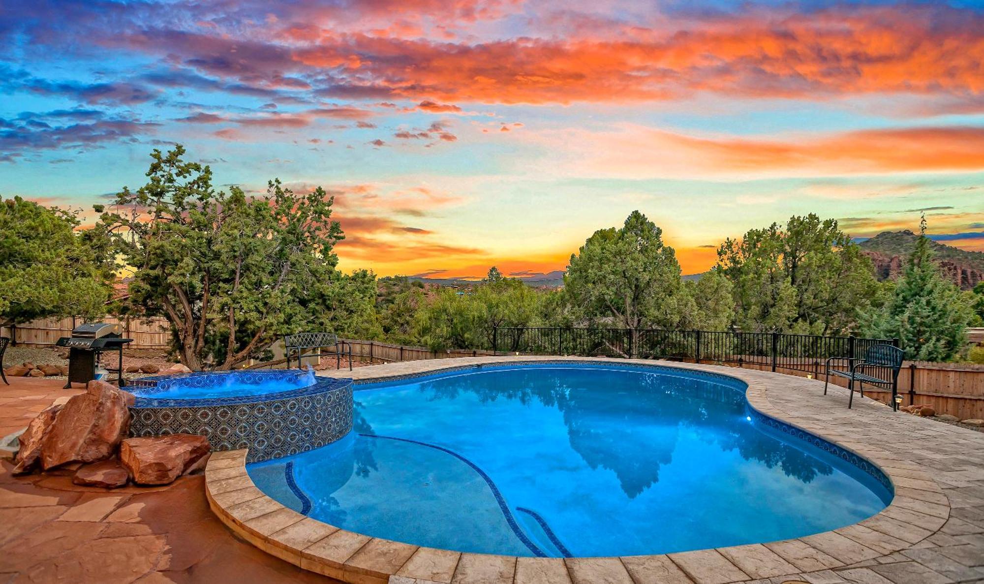 Sedona'S Paradise Found, Saltwater Pool And Hot Tub, Private Oasis! Esterno foto