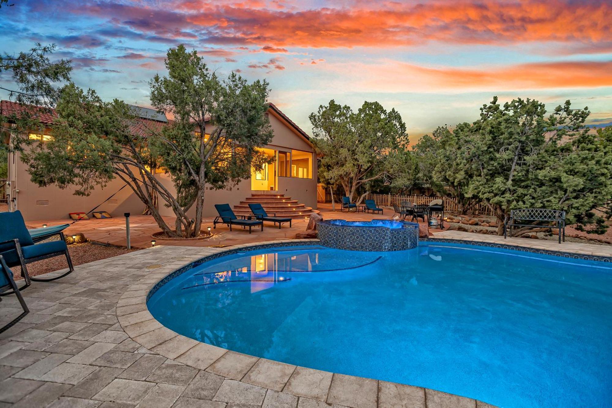 Sedona'S Paradise Found, Saltwater Pool And Hot Tub, Private Oasis! Esterno foto
