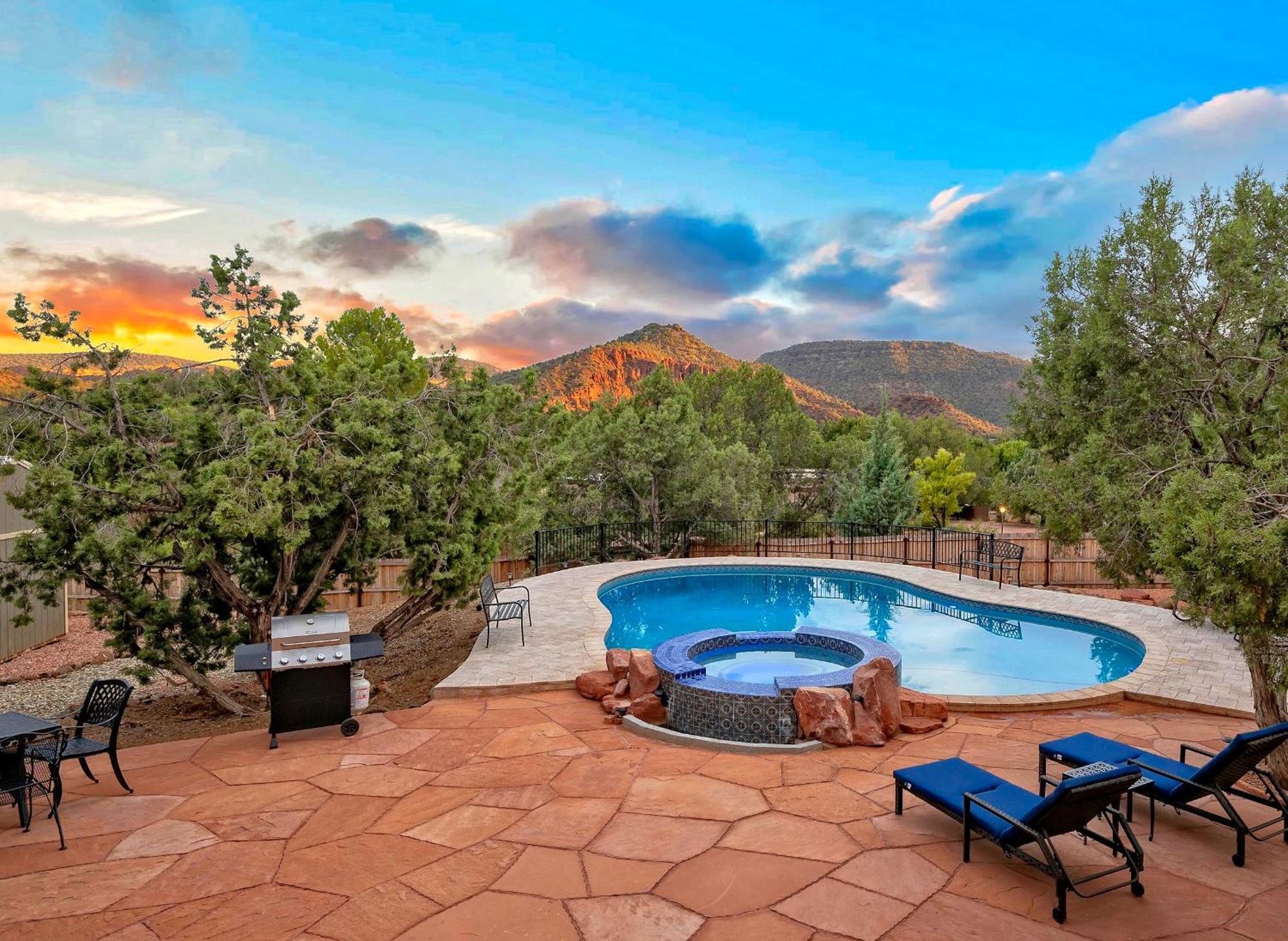 Sedona'S Paradise Found, Saltwater Pool And Hot Tub, Private Oasis! Esterno foto