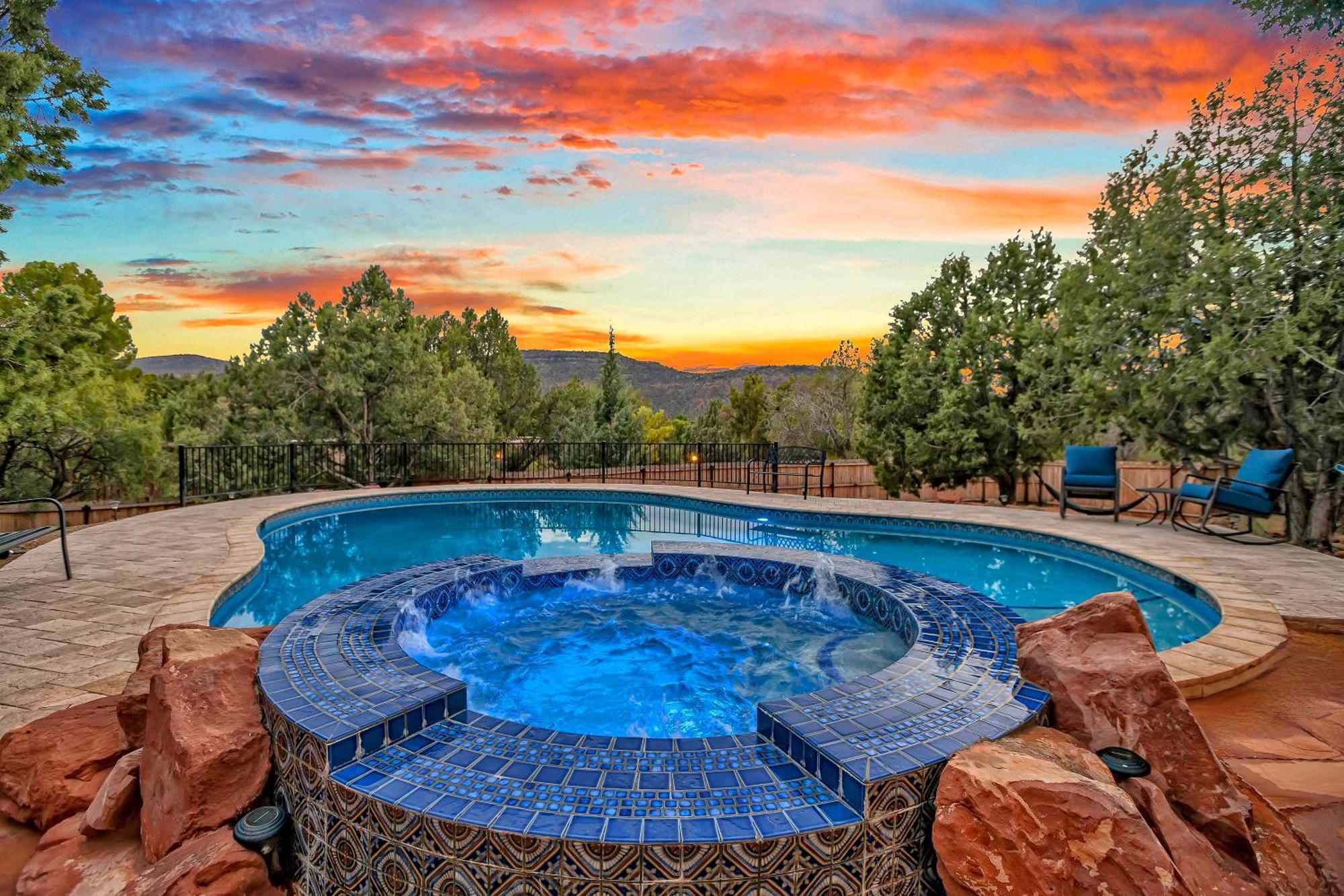 Sedona'S Paradise Found, Saltwater Pool And Hot Tub, Private Oasis! Esterno foto